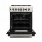 Mirage Freestanding Gas Cooker GE6060 – 4 Burners Sabaf | 60x60cm | Stainless Steel