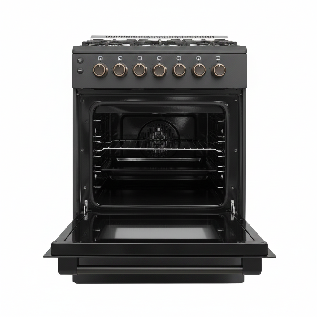 Mirage Freestanding Gas Cooker GE6060 – 4 Burners Sabaf | 60x60cm | Grey