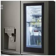 LG Refrigerator 4 Doors, Instaview Knock Knock, 423 Liters, GR-X24FMKBL