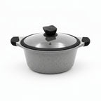 Mirage Grey Granite Coated Casserole Pot 20 cm x 10 cm | C20