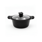 Mirage Black Granite Coated Cookware Set 6 Pcs | SET 1836