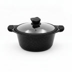 Mirage Black Granite Coated Cookware Set 6 Pcs | SET 1836