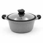 Mirage Grey Granite Coated Cookware Set 6 Pcs | SET 1836