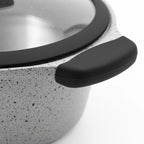 Mirage Grey Granite Coated Cookware Set 6 Pcs | SET 1836