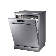 غسالة أطباق سامسونج، تتسع لـ 14 طقم أطباق، موديل DW60M5070FS، فضية اللون
