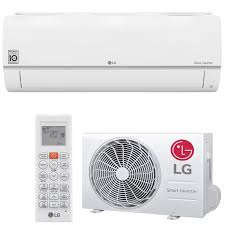 مكيف إل جي، 9000 وحدة حرارية بريطانية، تحكم بالتروس، بتقنية العاكس المزدوج ™DUAL Inverter، بتقنية WiFi SmartThinQ، فئة كفاءة الطاقة A++، فريون R32، موديل S09ET.NSJS أبيض