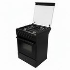 Mirage Freestanding Gas Cooker GE1640 – 4 Burners Sabaf | 60x60cm | Black