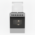 Mirage Freestanding Gas Cooker GE1640 – 4 Burners Sabaf | 60x60cm | Stainless Steel