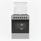 Mirage Freestanding Gas Cooker GE1640 – 4 Burners Sabaf | 60x60cm | Stainless Steel