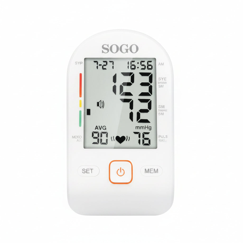 Sogo Blood Pressure Digital Monitor TENSS14075 | Arm, White
