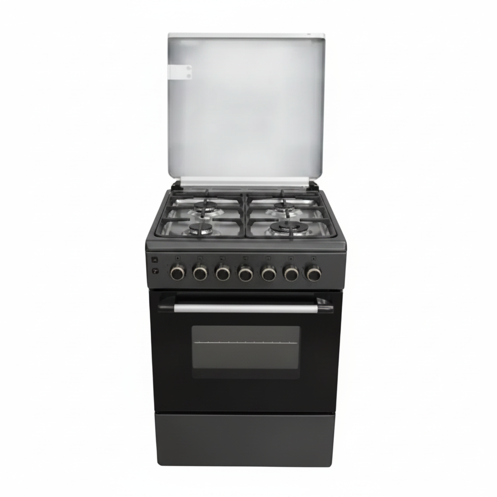 Mirage Freestanding Gas Cooker GE6060 – 4 Burners Sabaf | 60x60cm | Grey