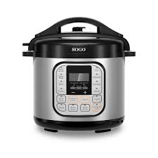 SOGO Electric Pressure Cooker Multifunction – 6L, 1000W, 12 Modes, 24hr Timer – OLL-SS-10605