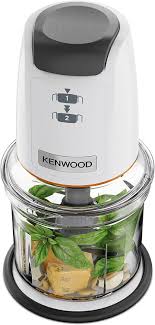 Kenwood Electric Food Chopper 500W | 2x500ml Bowls, Quad Blade, Mayo Attachment, Ice Crush | CHP61.200WH