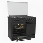 Mirage Gas Cooker Freestanding 1009 – 5 Burners | 90cm | Convection Fan | Thermostat | Black