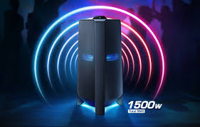 Samsung Sound Tower 1500W with Karaoke, Party Lighting & DJ Effects, MX-T70