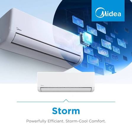 Midea AC 24000 BTU Storm Series Quatro Inverter  R32 | MSEF-24