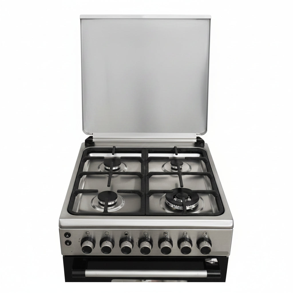 Mirage Freestanding Gas Cooker GE6060 – 4 Burners Sabaf | 60x60cm | Stainless Steel