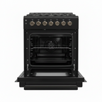 Mirage Freestanding Gas Cooker GE6060 – 4 Burners Sabaf | 60x60cm | Black