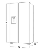 Samsung Single Door Refrigerator 375L – No Frost, Digital Inverter, Refined Steel, RR39M73107F