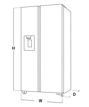 Samsung Upright Freezer 315L – All-Around Cooling, Slim Ice Maker, Silver, RZ32M7120F/SG