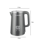 KB ELEMENTS Electric Digital Kettle "SmartBoil" – Grey (ELK224KG)