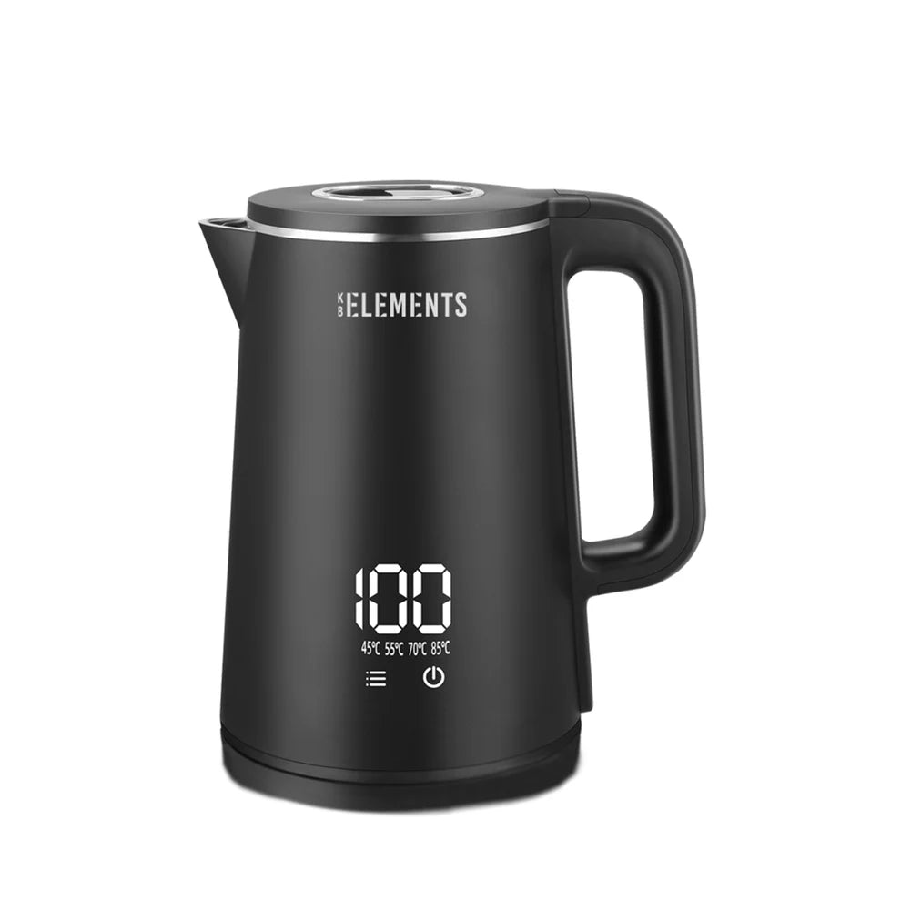 KB ELEMENTS Electric Digital Kettle "SmartBoil" – Grey (ELK224KG)