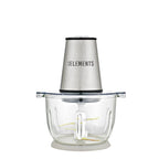 KB ELEMENTS Electric Chopper "ChopChop" – 2L Glass Bowl, 300W Stainless Steel Motor (ELK306FC)