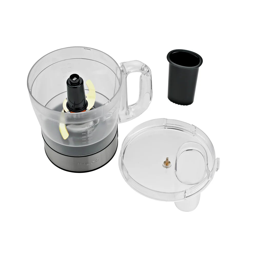 KB ELEMENTS 7-in-1 Multifunction Food Processor – Glass & Stainless Steel, 800W (ELK304FP)