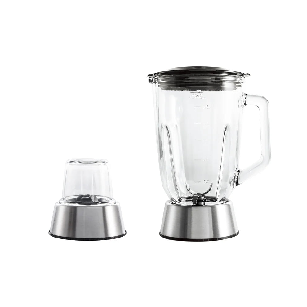 KB ELEMENTS 7-in-1 Multifunction Food Processor – Glass & Stainless Steel, 800W (ELK304FP)