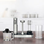 KB ELEMENTS Multifunction Hand Blender "Blendiva" – 800W Stainless Steel, 8 Speeds & Turbo (ELK307HB)