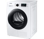 Samsung Dryer Heat Pump Condenser Tumble 9 KG  Series 5 White – A++ Energy, SensorDry, Diamond Drum | DV90TA040AE