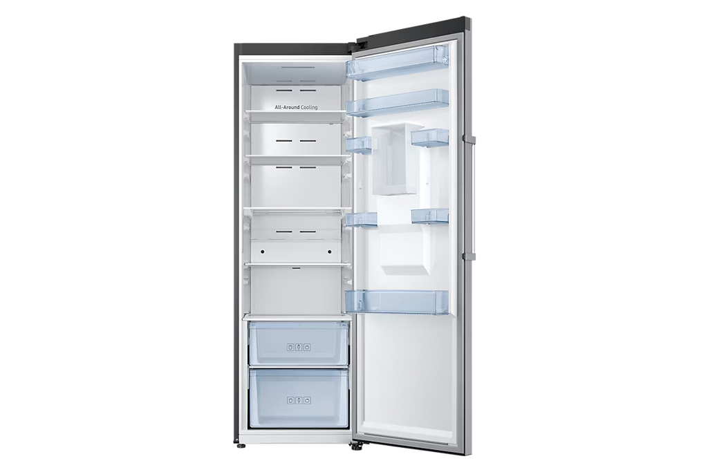 Samsung Single Door Refrigerator 375L – No Frost, Digital Inverter, Refined Steel, RR39M73107F