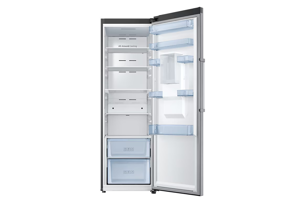 Samsung Single Door Refrigerator 375L – No Frost, Digital Inverter, Refined Steel, RR39M73107F