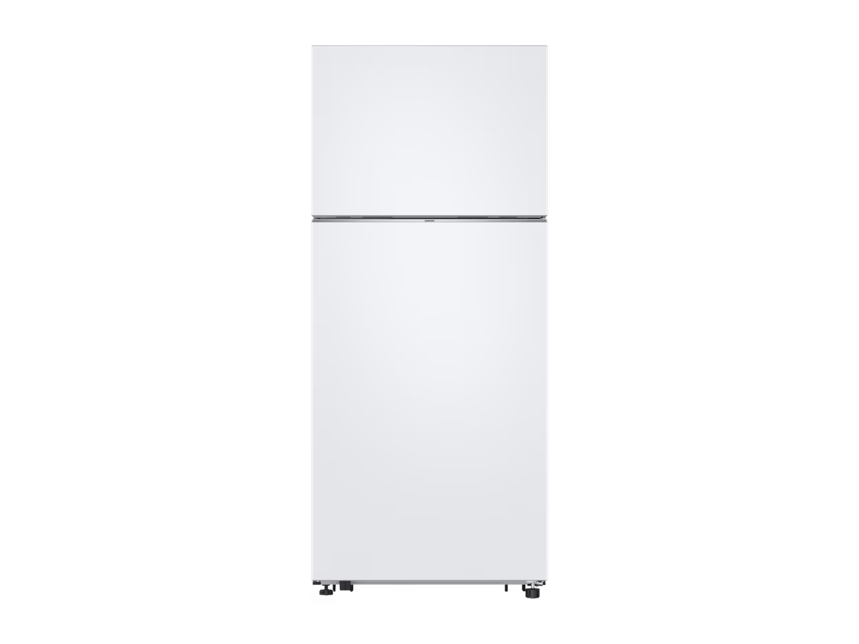 ثلاجة سامسونج بفريزر علوي، سعة 528 لترًا، موديل RT53DG7A60WW، لون أبيض