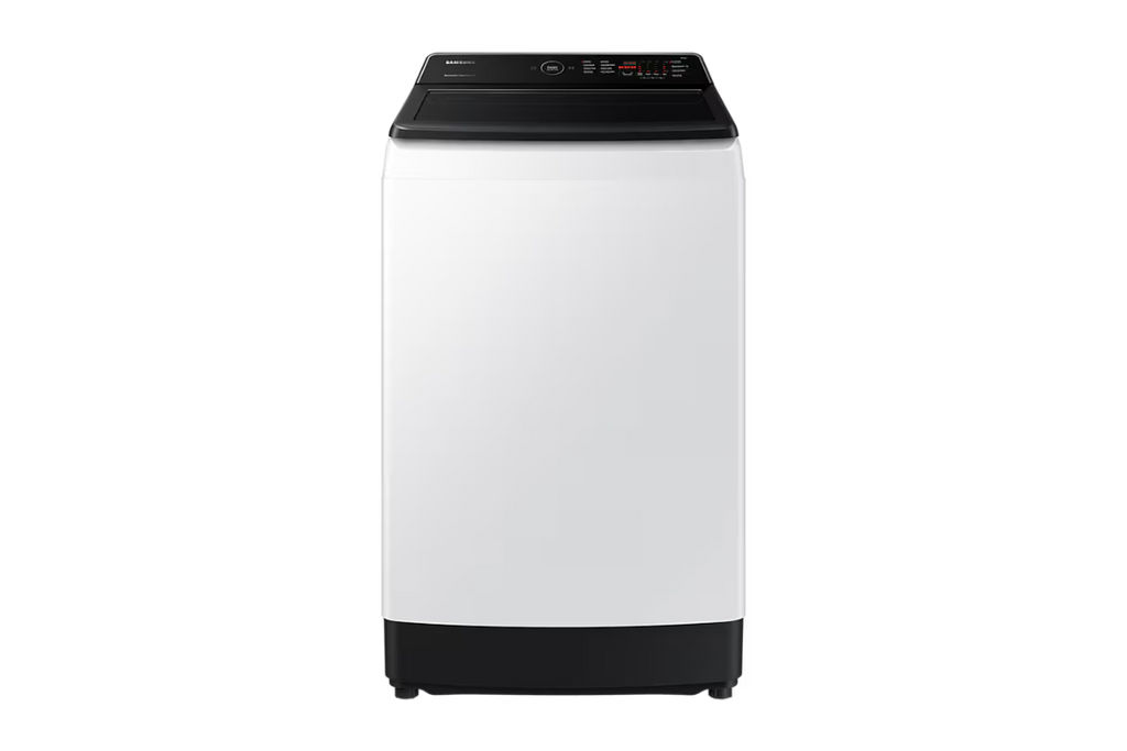 Samsung Top-Load Washing Machine 15kg – EcoBubble, BubbleStorm, Digital Inverter, Smart Check, White | WA15CG5441BWRQ