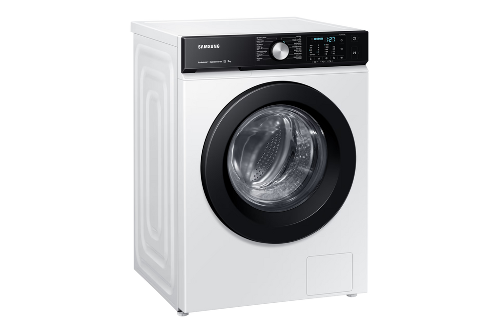 غسالة سامسونج ذات التحميل الأمامي، سعة 11 كجم، موديل WW11B1A046AEFH، لون أبيض