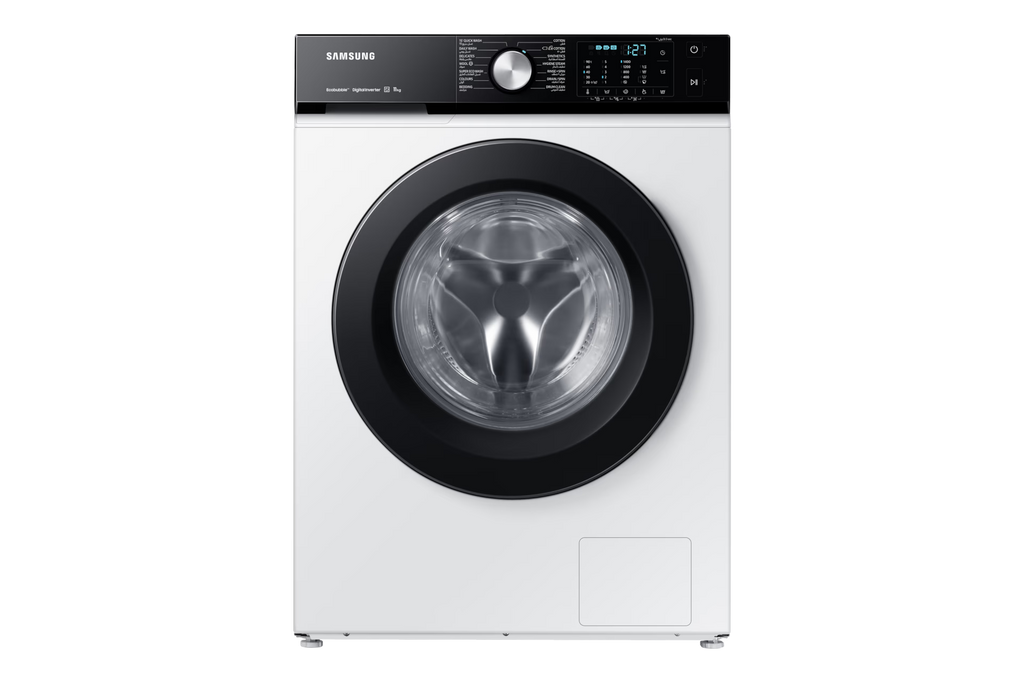 غسالة سامسونج ذات التحميل الأمامي، سعة 11 كجم، موديل WW11B1A046AEFH، لون أبيض