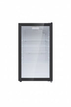 Mirage Fridge Beverage cooler Showcase Glass Door Defrost Fridge Black | MR-SC92