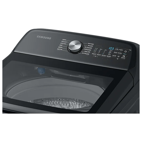 Samsung Top Load Washing Machine 24 Kg, Black Caviar  | WA24A8376GV