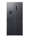 Samsung 4-Door Refrigerator 466L – Twin Cooling Plus, Water Dispenser, Gentle Black Matt, RF48A4010B4/LV