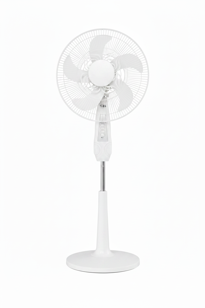 Stand Fan 18" 60W 4 Speeds with Timer White | FN1813TJ-W