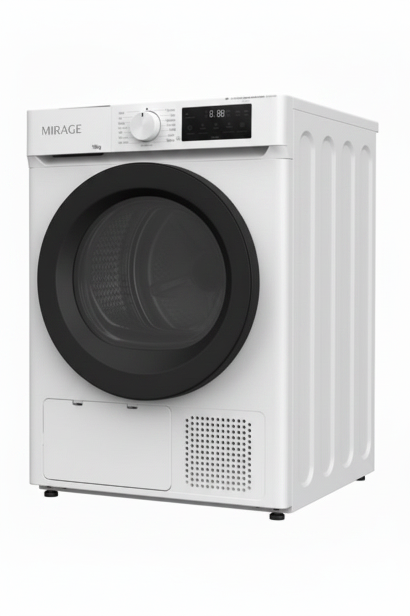 Mirage Heat Pump Inverter Condenser Dryer 10 Kg White | DCR10INV-W