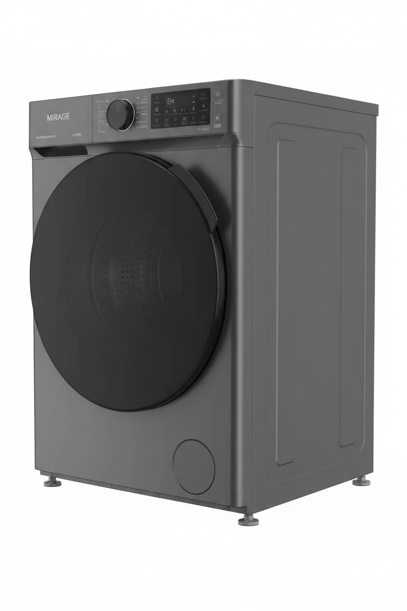 Mirage Front Load Washing Machine BLDC Inverter 10 Kg Dark Silver | MR-WM10BLDC-S