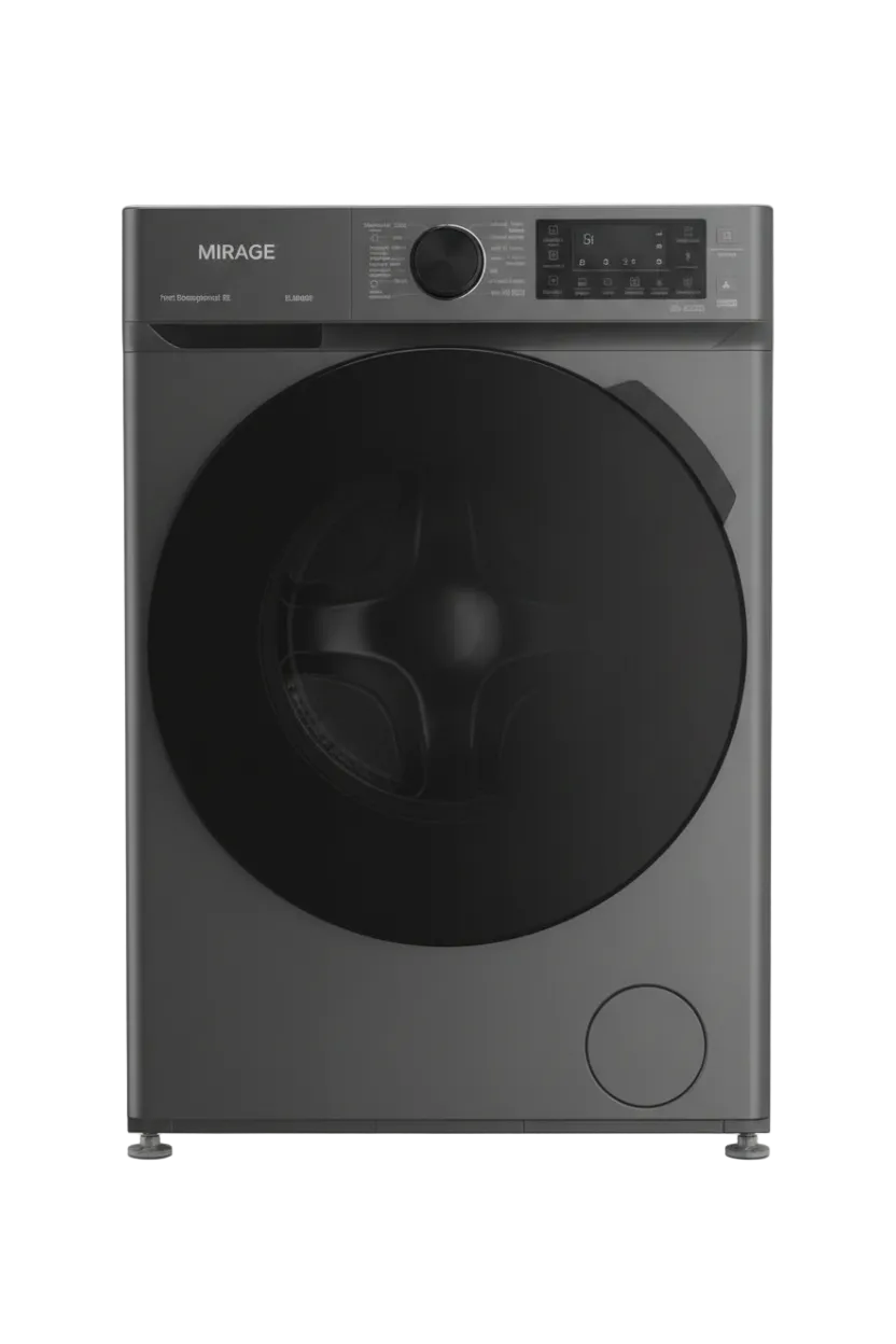 Mirage Front Load Washing Machine BLDC Inverter 10 Kg Dark Silver | MR-WM10BLDC-S