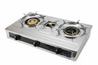 Mirage 3 Burner Stainless Steel Blue Table Top Gas Cooker | MR-GS3078S