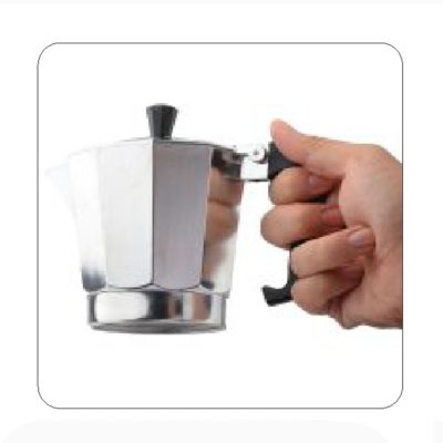 Haeger Moka Maker Pot 12-Cup Aluminum Coffee Maker CP-12A009A