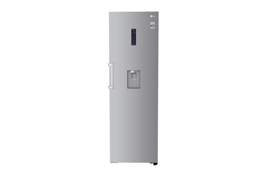 ثلاجة إل جي بباب واحد 384 لتر – | تبريد خطي (LinearCooling™) | ثينكيو واي فاي، GC-F511ELDM، فضي