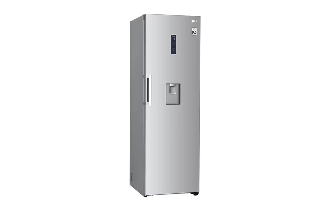 ثلاجة إل جي بباب واحد 384 لتر – | تبريد خطي (LinearCooling™) | ثينكيو واي فاي، GC-F511ELDM، فضي