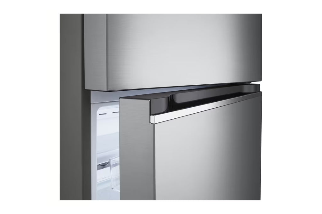 ثلاجة إل جي بفريزر علوي 423 لتر –| LinearCooling™ | Door Cooling+، GLB-582GVLP، فضي