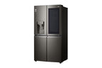 LG Refrigerator 4 Doors, Instaview Knock Knock, 423 Liters, GR-X24FMKBL